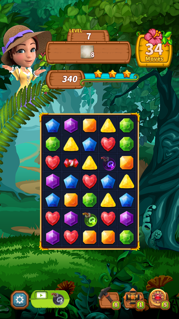 Jewel Park - Match 3 Puzzle