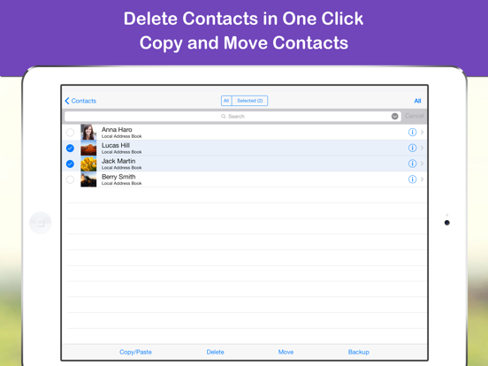 Delete Contacts+ screenshot