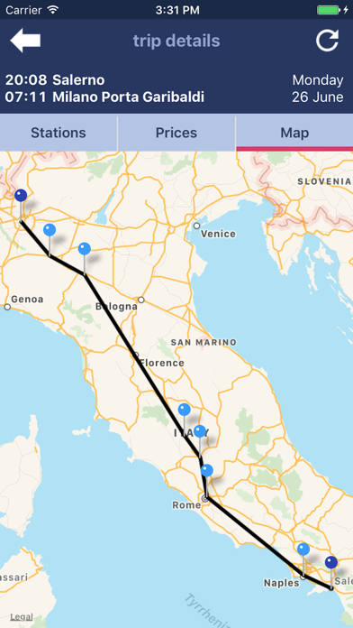 Trenìt! - find Trains in Italy Screenshot
