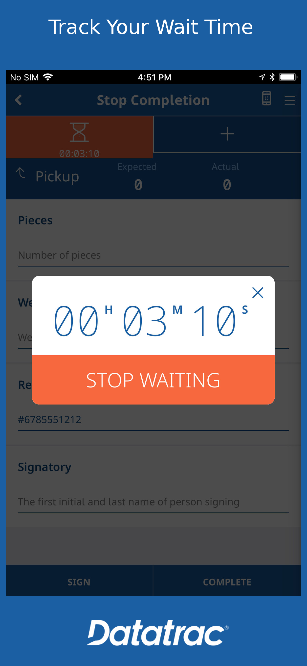Datatrac for Drivers screenshot 4