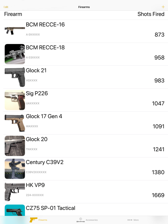 Bust A Cap Firearm Utility iPad screenshot 3 - Utilities app