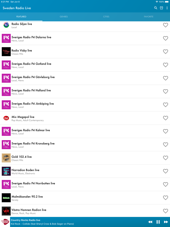 Screenshot #4 pour Sweden Radio Live