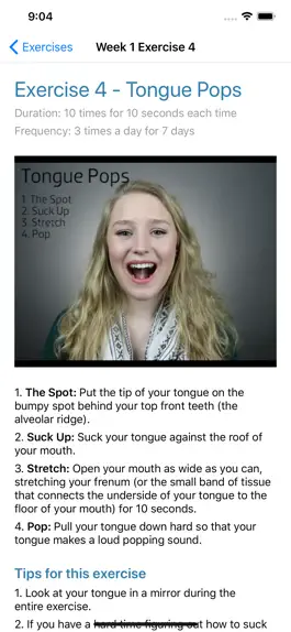 Game screenshot Tongue Thrust Therapy hack