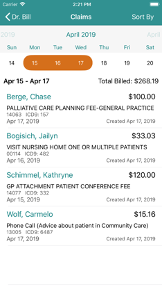 Dr. Bill - OHIP & MSP billing screenshot 3