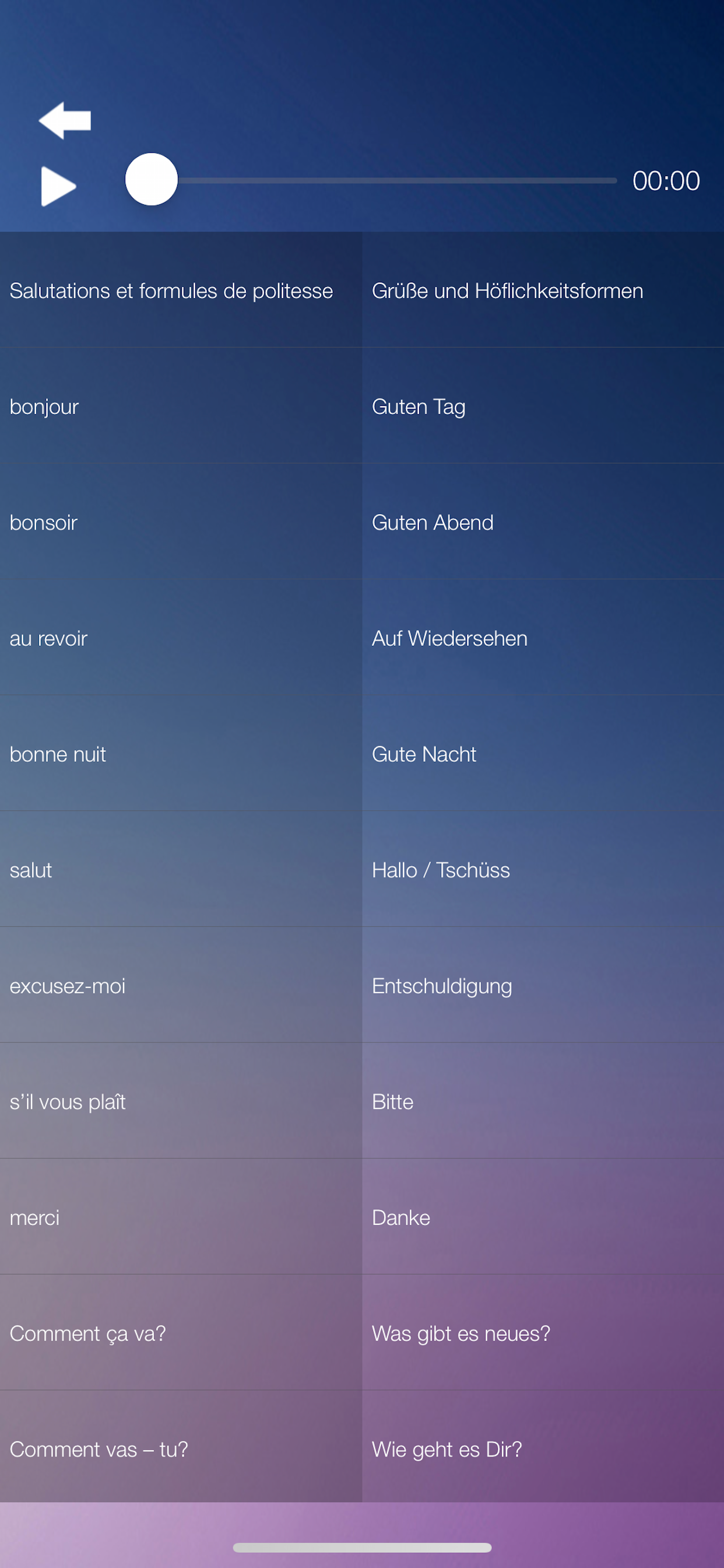 Je Parle ALLEMAND Audio cours screenshot 3