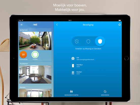 Nest iPad app afbeelding 4