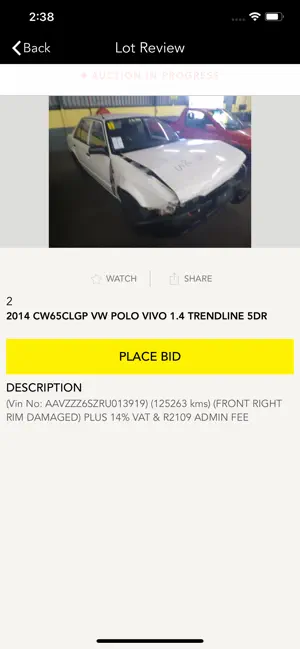 Auction Operation iPhone screenshot 3