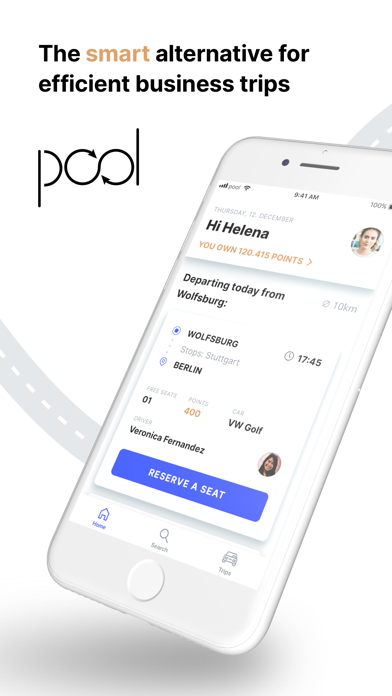pool: Carpooling for Companies Screenshot