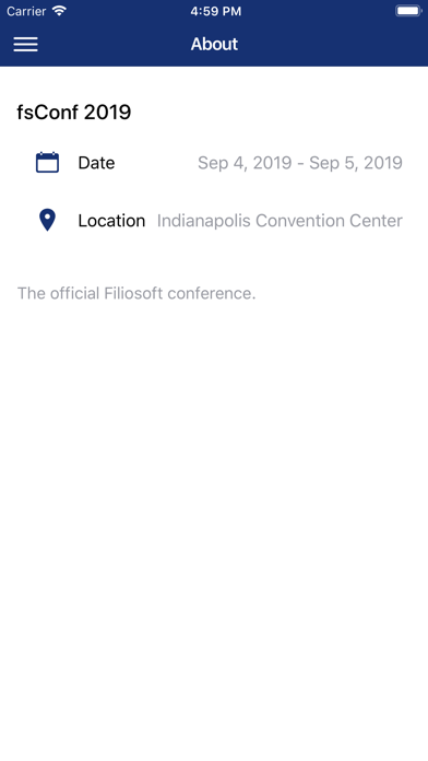 eventOne: Mobile Event App Screenshot