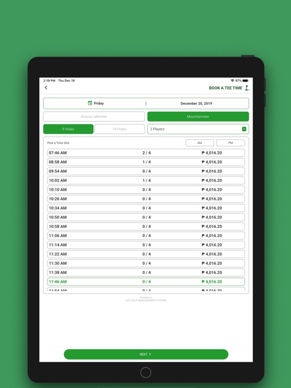 Screenshot #5 pour Mimosa Plus Golf