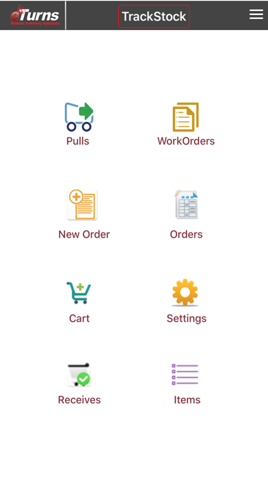 eTurns TrackStock screenshot 2