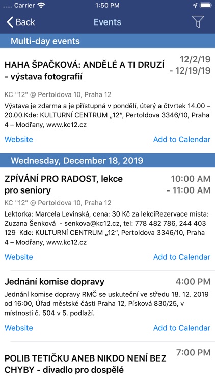 Follow Prague information screenshot-4
