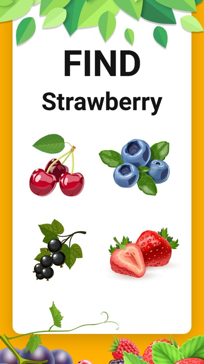 Fruits & Berries Names - Quiz