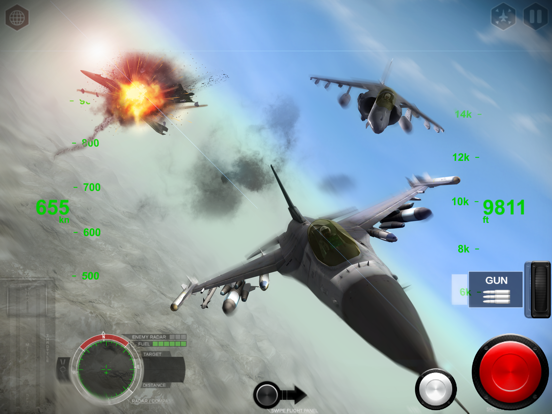 AirFighters Combat Flight Sim iPad app afbeelding 5