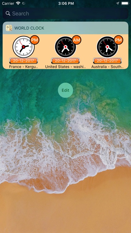 World Clock - Digital Widget