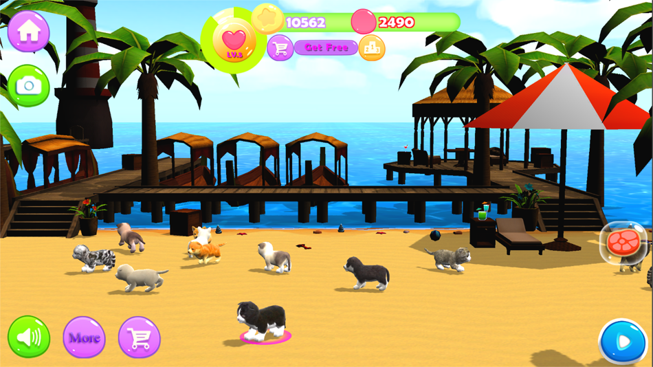 #1. Kitty And Puppy Running (iOS) 由: 长锋 林