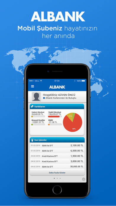 Screenshot #1 pour ALBANK Mobil