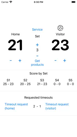 Game screenshot VolleyScore apk