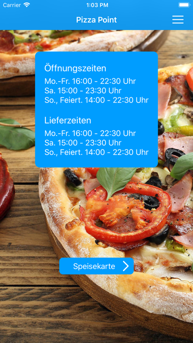 Screenshot #1 pour Pizza Point Bielefeld
