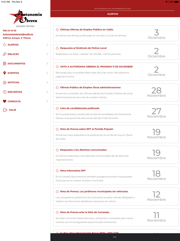 Screenshot #5 pour Sindicato Autonomía Obrera