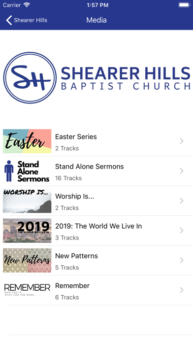 Shearer Hills Baptist Screenshot