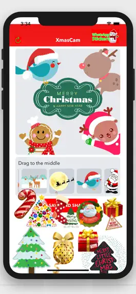 Game screenshot XmasCam-Christmas New Year Cam mod apk