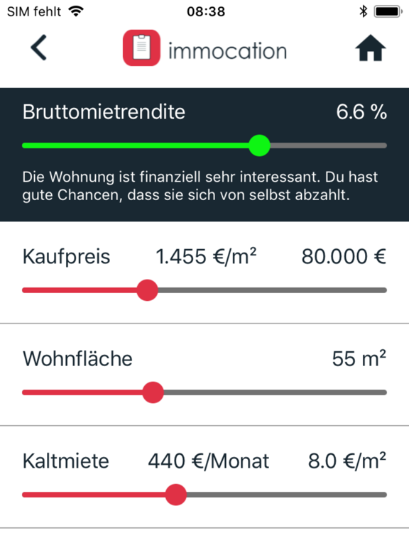 immocation.de - die App app screenshot 2