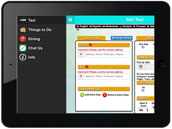 Screenshot #4 pour Bali Taxi
