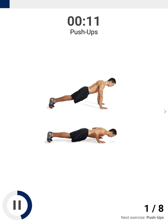 The Push-Up Challenge iPad screenshot