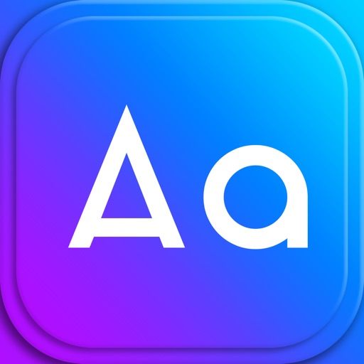 Fonts for You iOS App