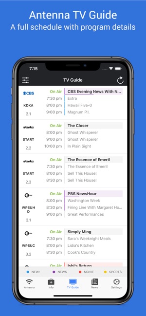 NoCable: OTA Antenna, TV Guide on the App Store