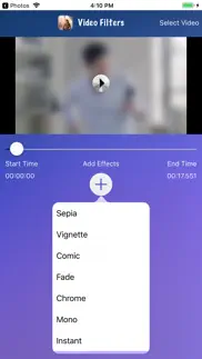 video effects - video editor iPhone Captures Décran 4