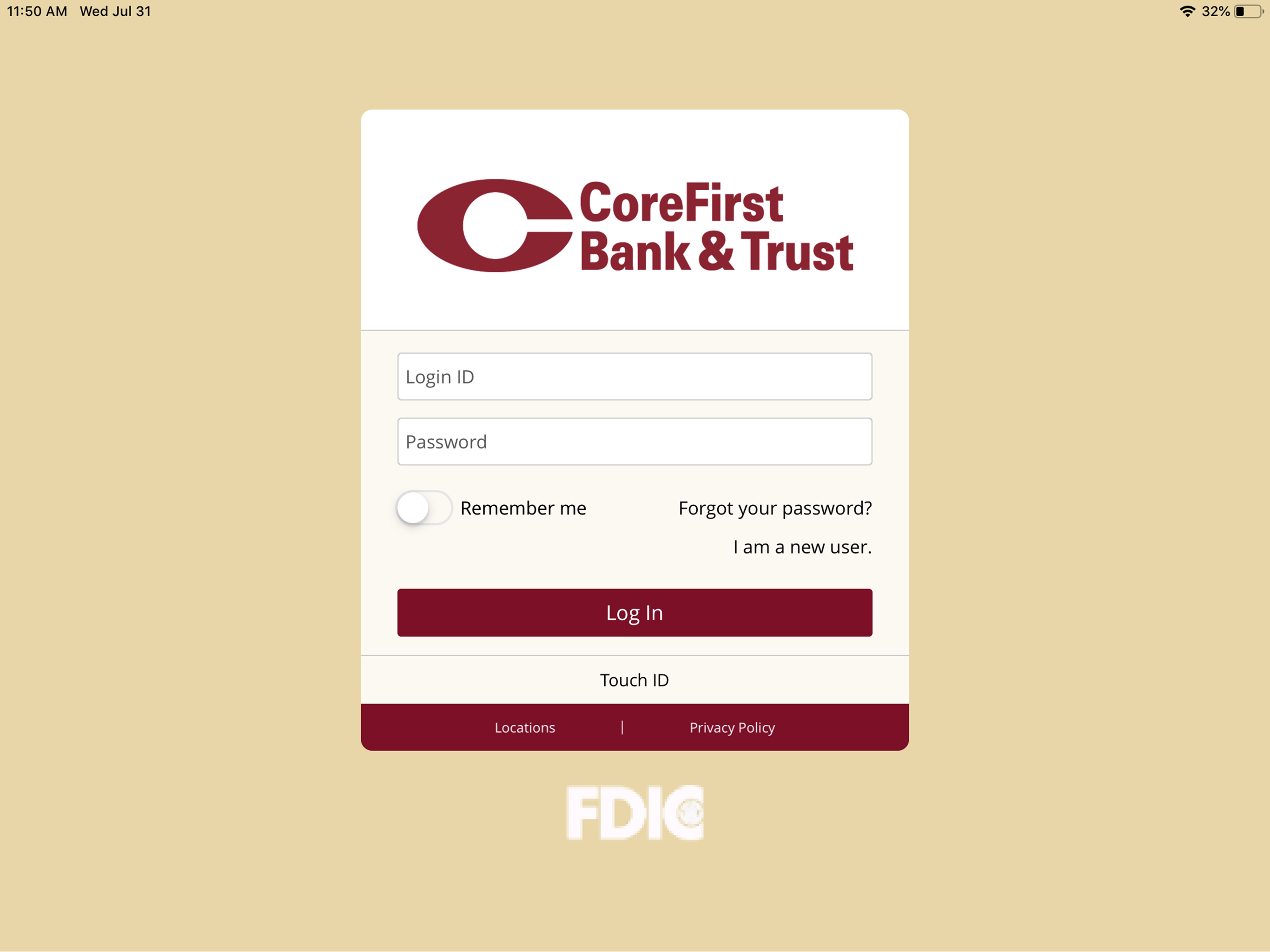 CoreFirst Bank Mobile App