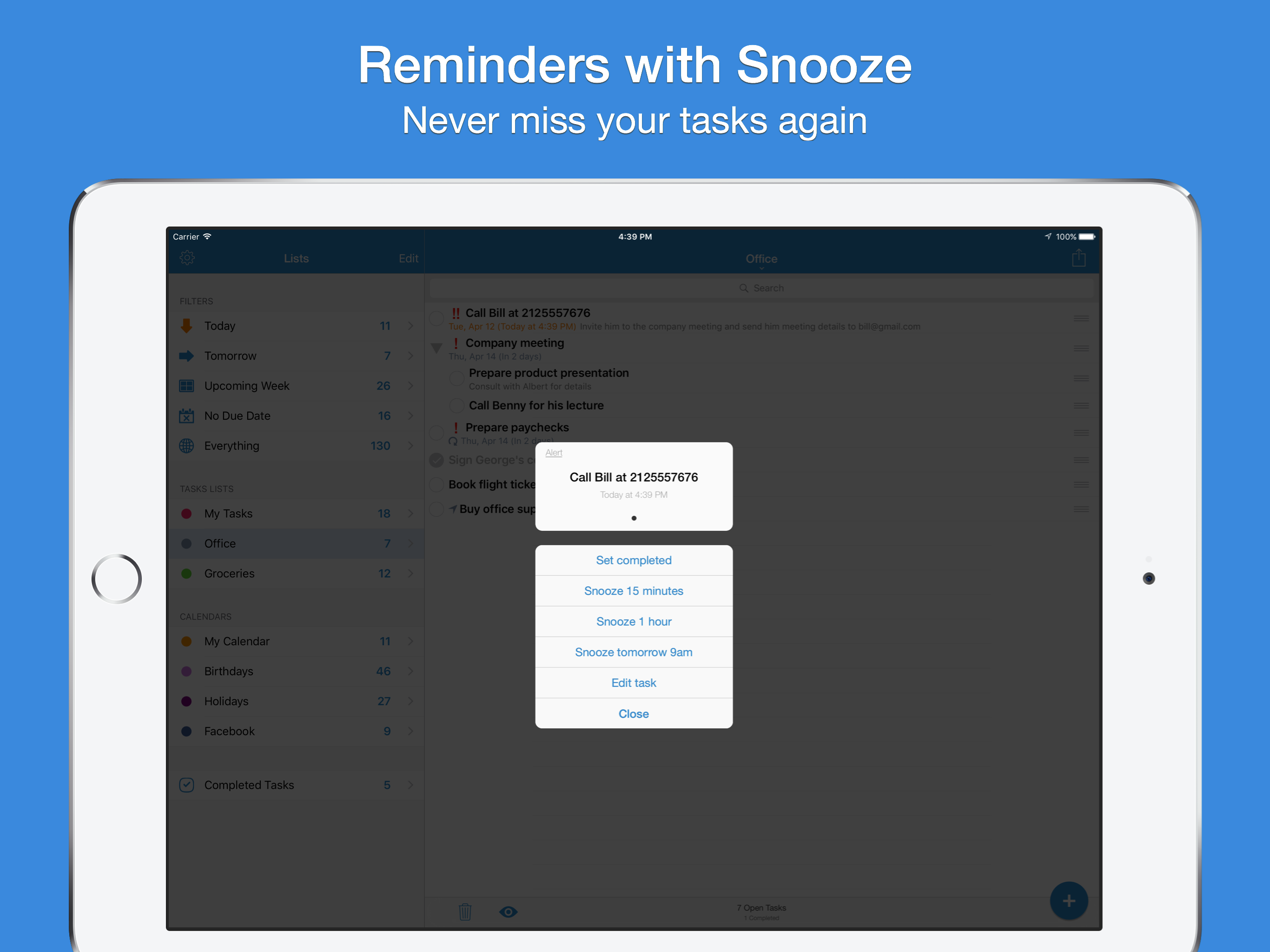 gTasks Pro for Google Tasks