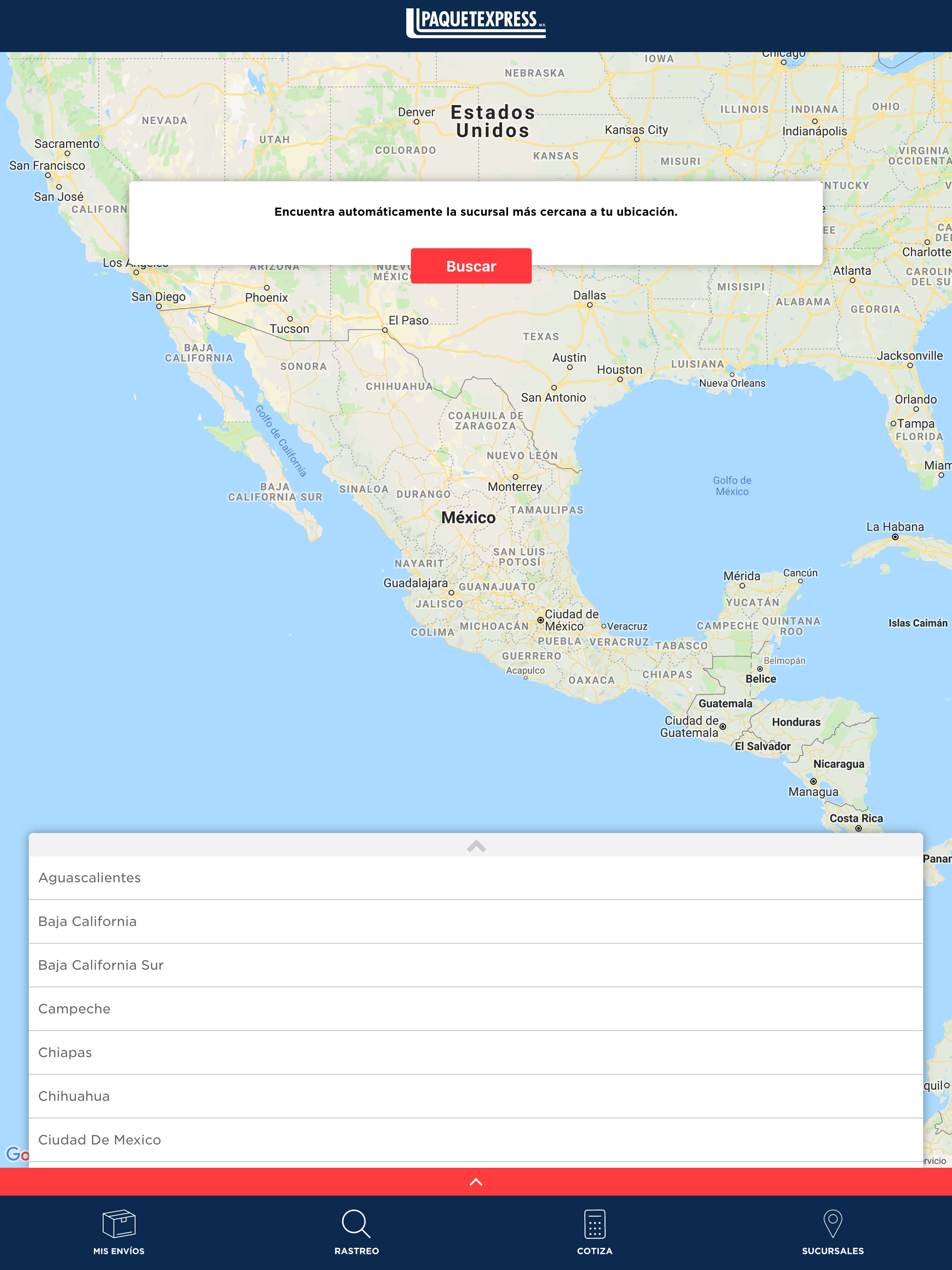 Paquetexpress screenshot 6