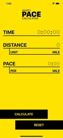 Game screenshot Jonah's Pace Calculator mod apk