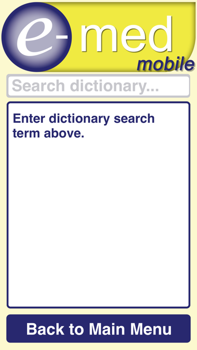 Screenshot #2 pour e-med Medical Dictionary