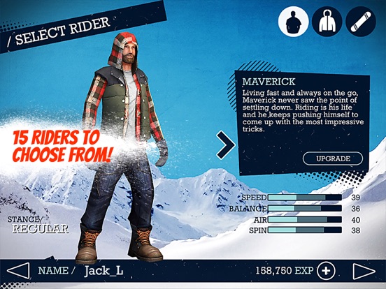 Snowboard Party iPad app afbeelding 4
