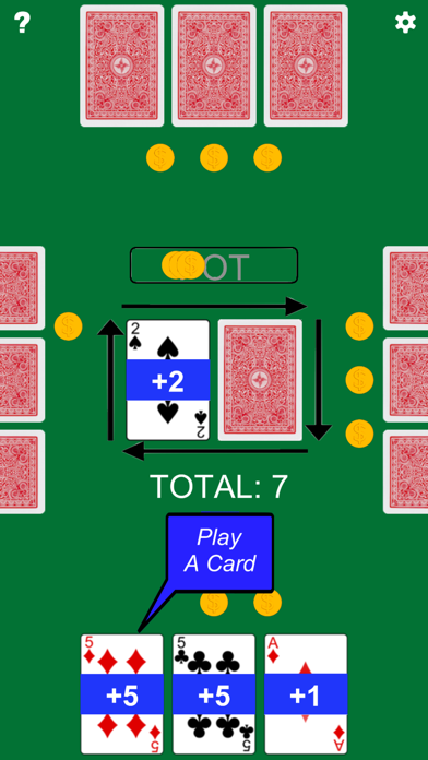 99 Card Game Screenshot