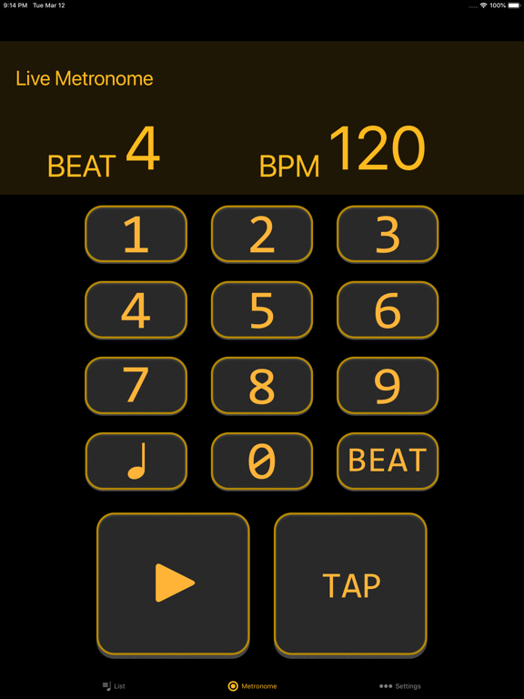 Screenshot #5 pour Live Metronome