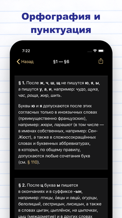 Правила русского языка pro Screenshot
