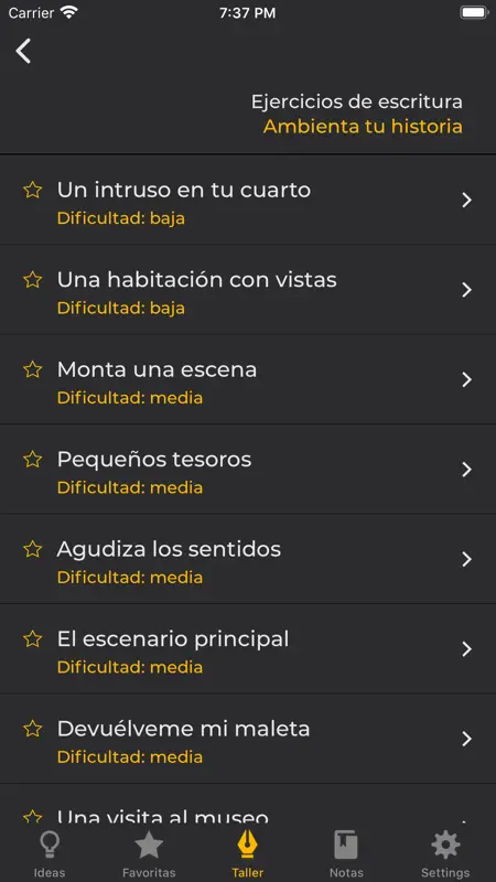 iDeas para Escribir screenshot 8 of 10