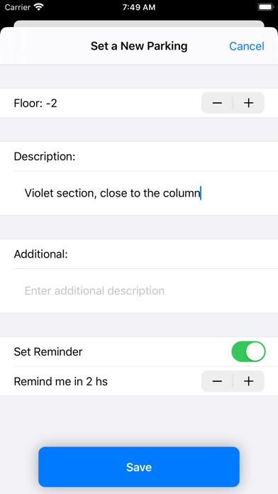 Indoor ParKing Reminder screenshot 4