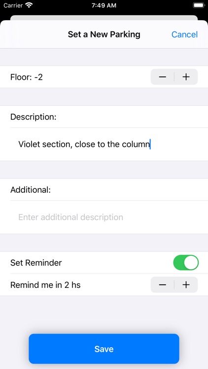Indoor ParKing Reminder screenshot-3