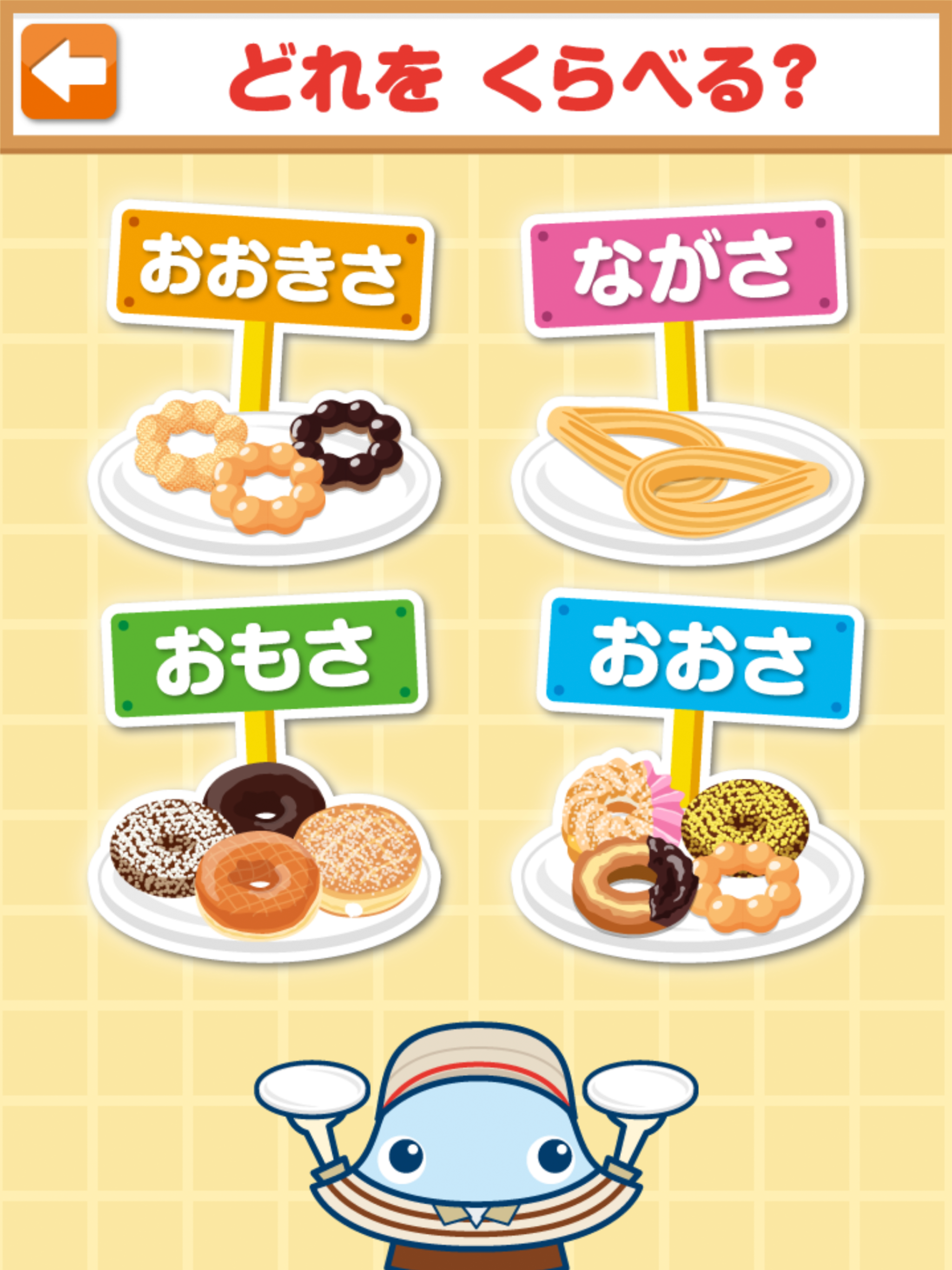 ミスタードーナツ×ワオっち！くらべてみよう！