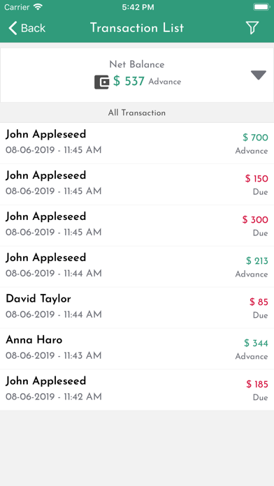CreditLog - Account Ledger screenshot 6