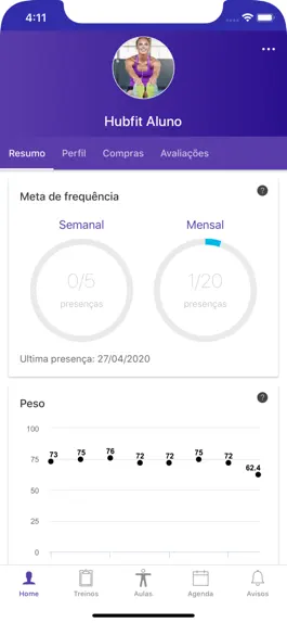 Game screenshot Hubfit Aluno mod apk
