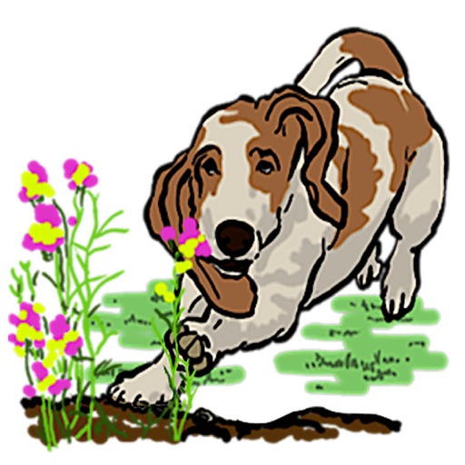 Basset Hound Dog Emoji Sticker