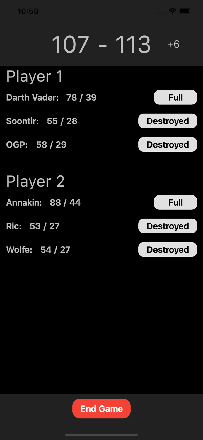 Highground X-Wing Scorekeeper