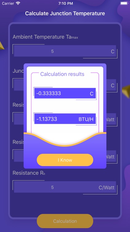 Calculate Junction Temperature